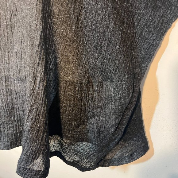 M Square by Neetu Malik Textured Crinkle Linen Tunic Top One Size MSquare - Picture 5 of 6